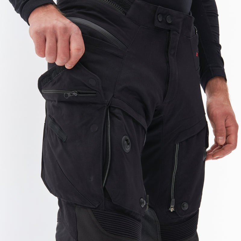SPODNIE MOTOCYKLOWE TEKSTYLNE REBELHORN RANGE BLACK