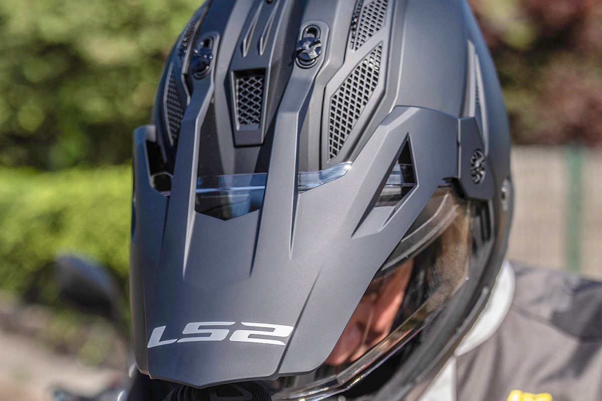 KASK LS2 MX702 PIONEER II CRAZY M.BLACK H-V YEL