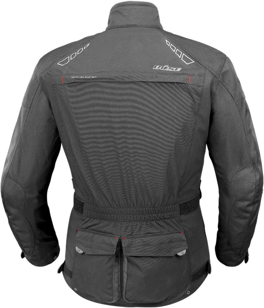 Kurtka motocyklowa BUSE Adventure STX czarno-szara