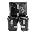 ZESTAW 3 KUFRÓW ALUMINIOWYCH (30L ASYMETRYCZNY + 36L + 45L) COOCASE SZARY CAMO Z TORBĄ WEWNĘTRZNĄ