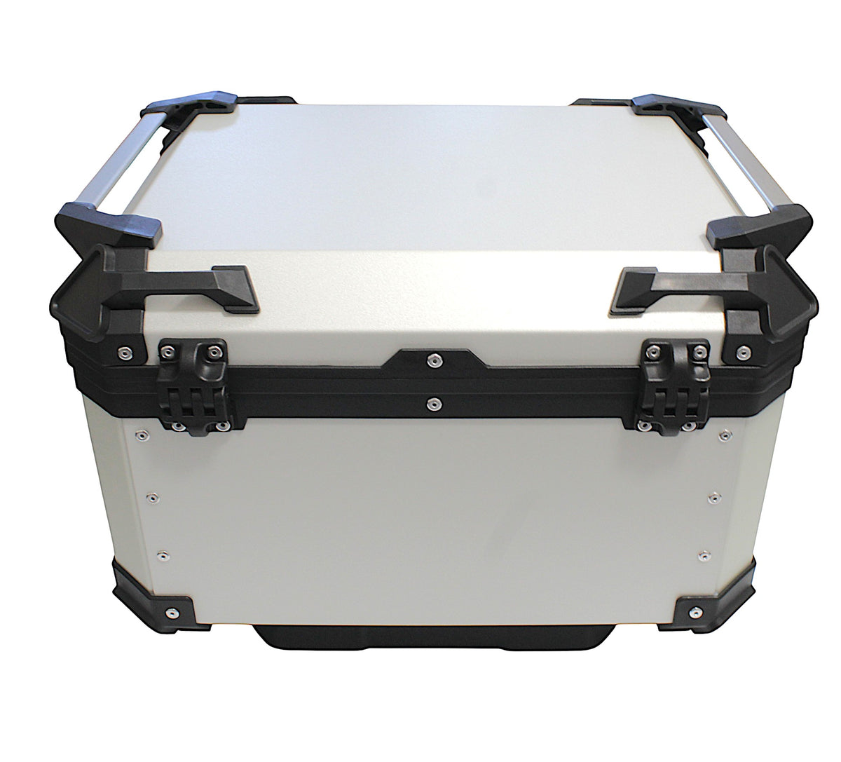 KUFER CENTRALNY ALUMINIOWY COOCASE 55L SREBRNY Z MAPĄ PL + TORBĄ WEWNĘTRZNĄ – zdjęcie 3