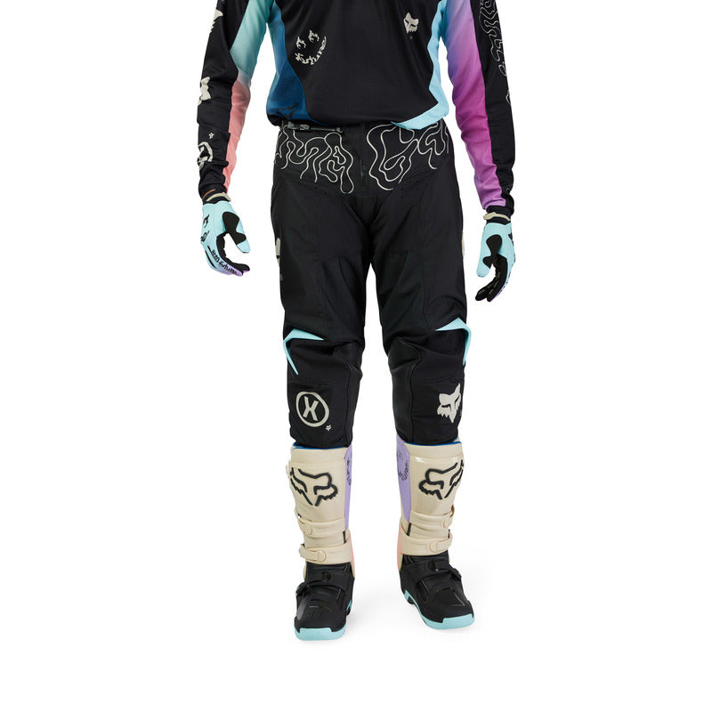 SPODNIE MOTOCYKLOWE FOX 180 HELLO FUTURE BLACK