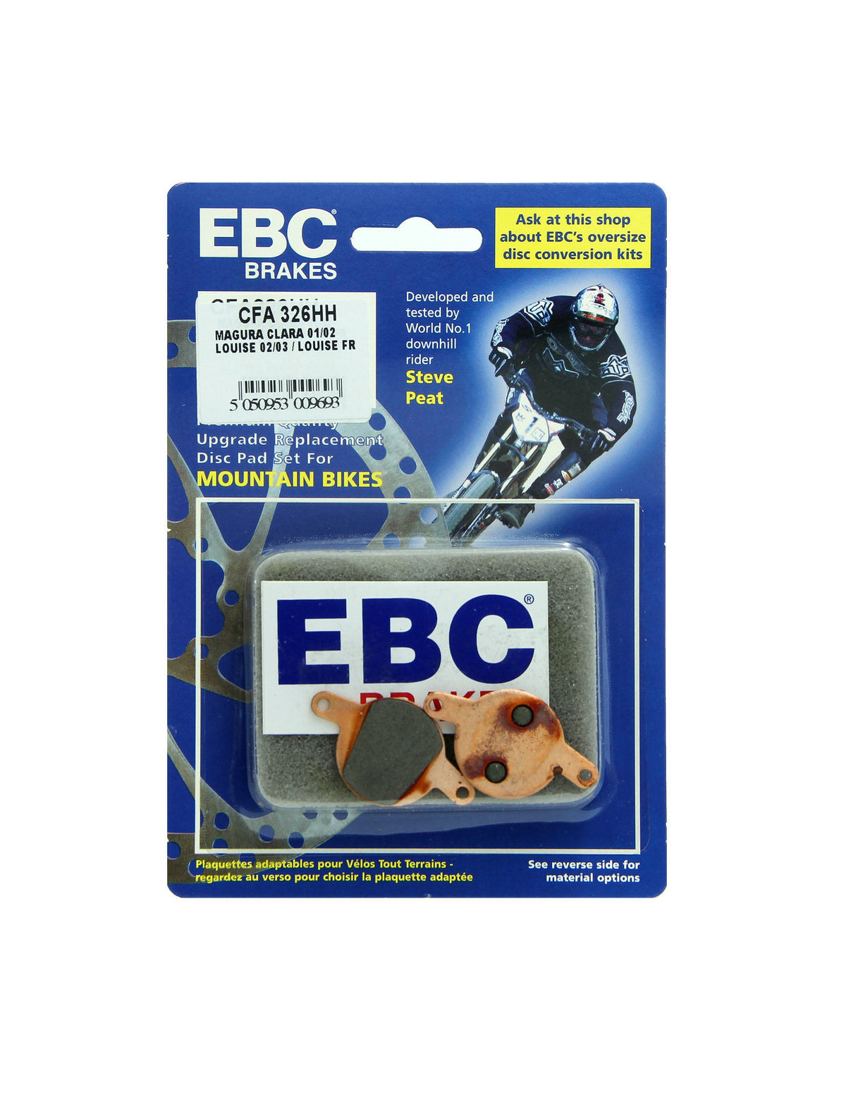 CFA326HH - Klocki hamulcowe rowerowe (spiekane) EBC Brakes