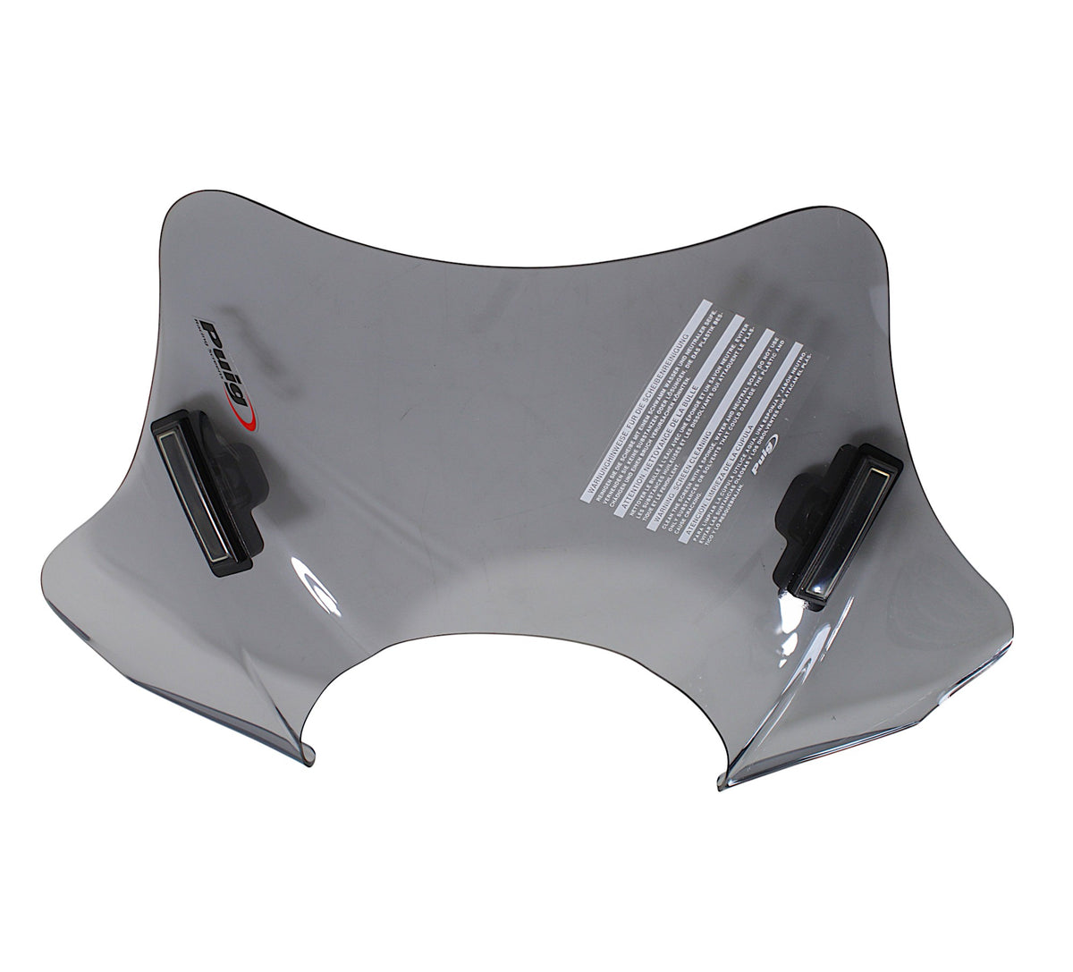 SZYBA CZOŁOWA PUIG (CITY SPORT) UNIWERSALNA (WYCIĘCIE NA LAMPE) CZARNA SYP0554