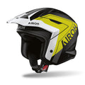 KASK MOTOCYKLOWY AIROH TRR 2 HUNT YELLOW MATT