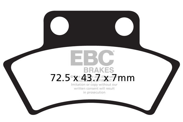 EBC Brakes Klocki hamulcowe EBC FA232R (kpl. na 1 tarcze) (odpowiednik PROX 37.204402)