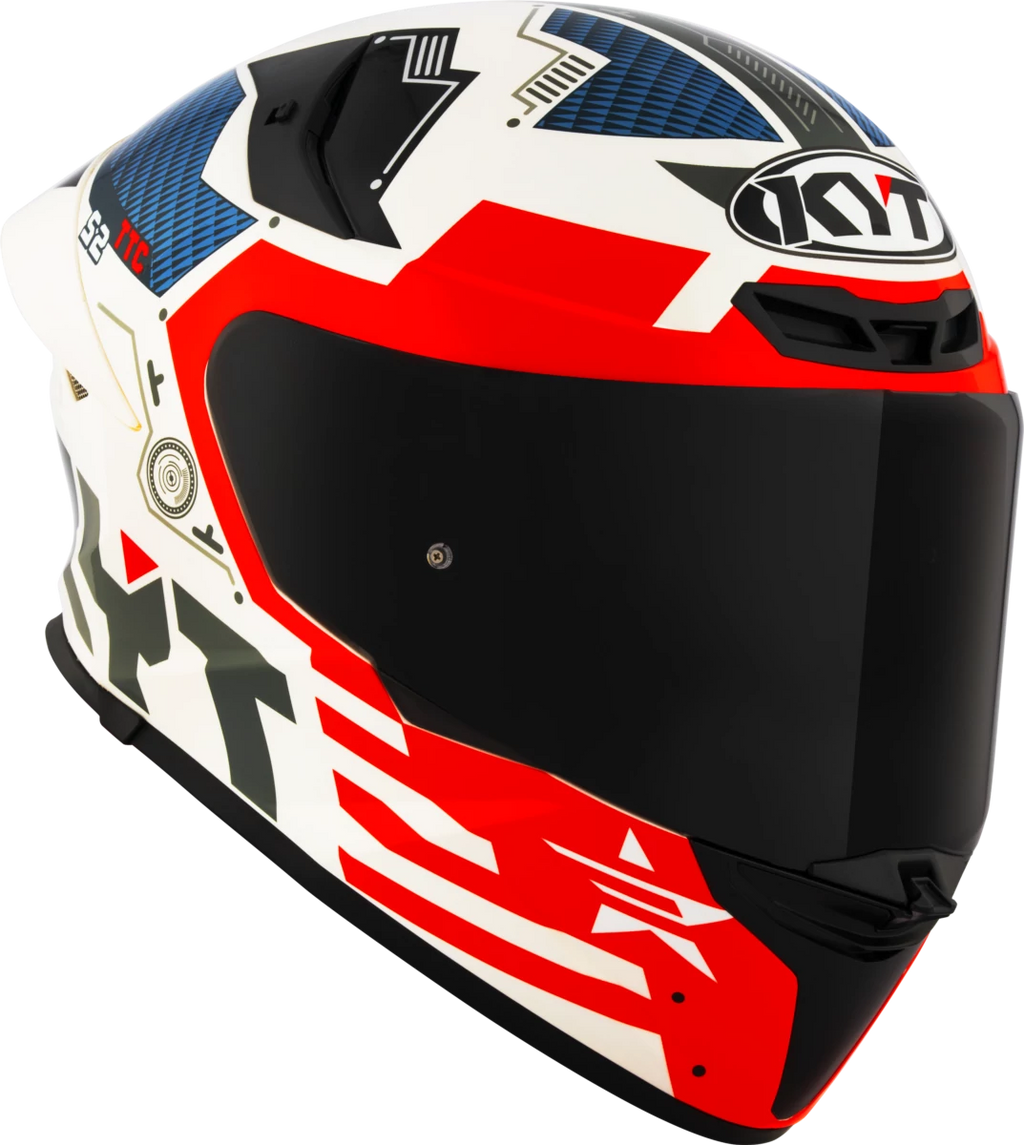 Kask motocyklowy KYT TT-REVO FUSELAGE Czerwony