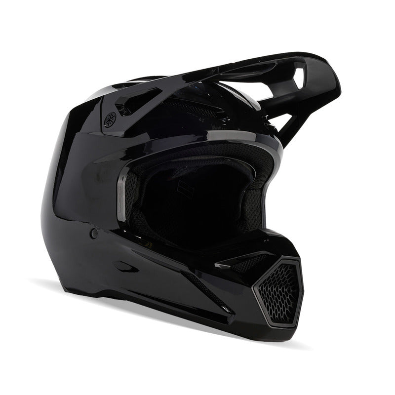 KASK MOTOCYKLOWY FOX V1 SOLID BLACK
