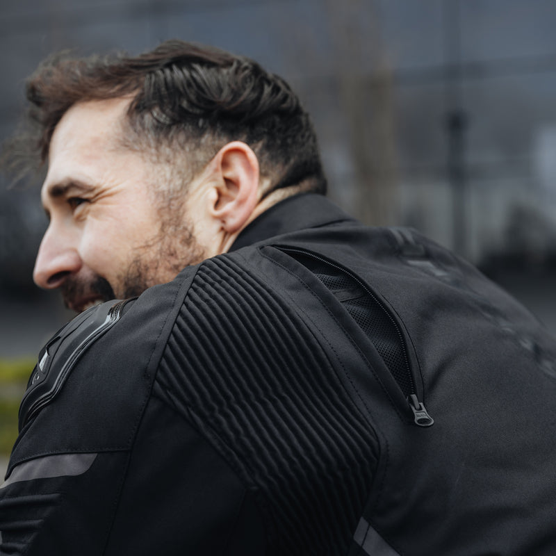 KURTKA MOTOCYKLOWA TEKSTYLNA REBELHORN VANDAL BLACK