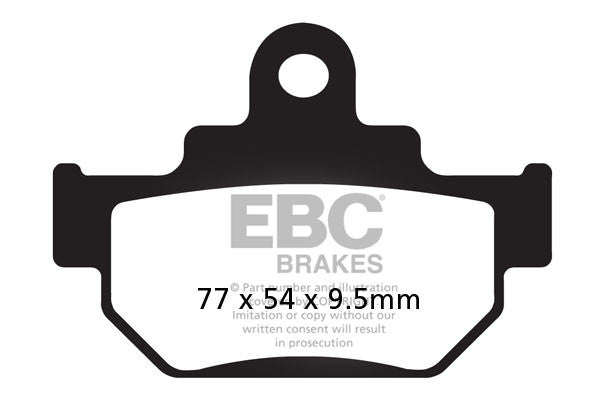 EBC Brakes Klocki hamulcowe EBC FA106/2R (kpl. na 1 tarcze)