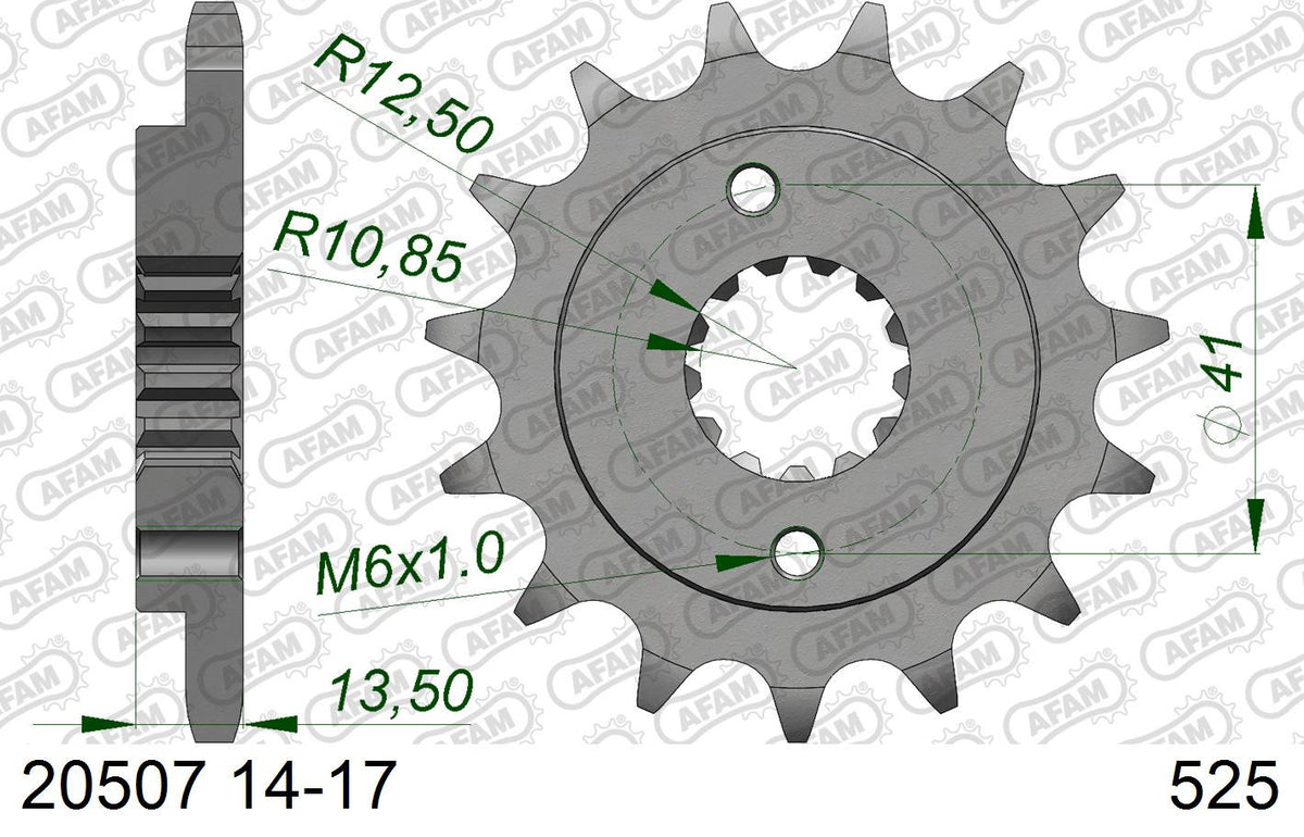 Zestaw napędowy UNIBEAR + AFAM do Honda XL 600 V / XL 700 V Transalp ABS 1989 - 2013 łańcuch i zębatki – zdjęcie 4