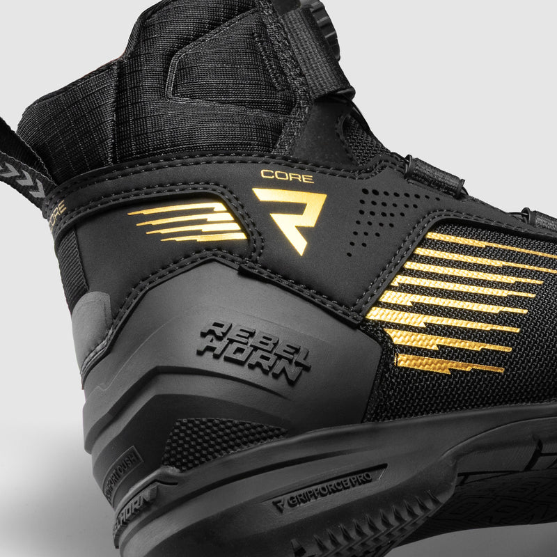 BUTY MOTOCYKLOWE REBELHORN CORE BLACK GOLD