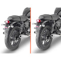 KAPPA STELAŻ POD TORBY (SAKWY) BOCZNE SZYBKIEGO MONTAŻU REMOVE-X TRIUMPH BONNEVILLE T100 '17-'22 T120 '16-'25, STREET TWIN 900 '16-'24