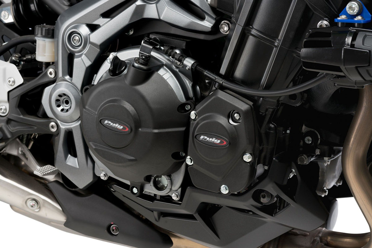 POKRYWY DEKLI SILNIKA PUIG DO KAWASAKI Z900 17-22 CZARNE
