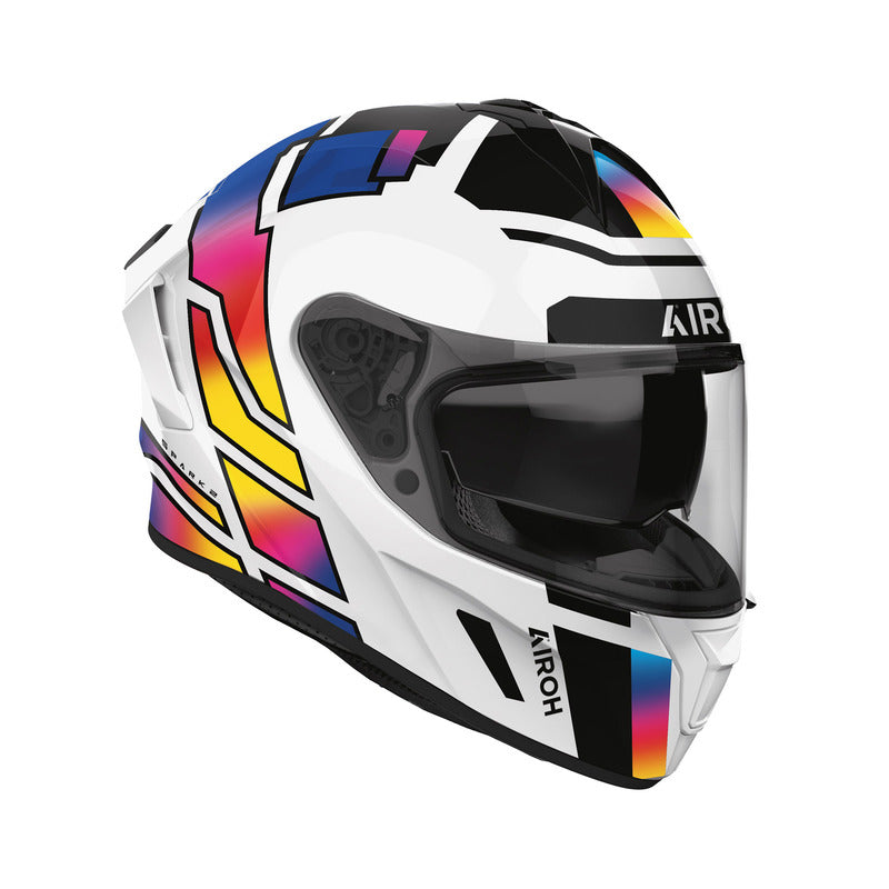 KASK MOTOCYKLOWY AIROH SPARK 2 LIVELY RAINBOW GLOSS