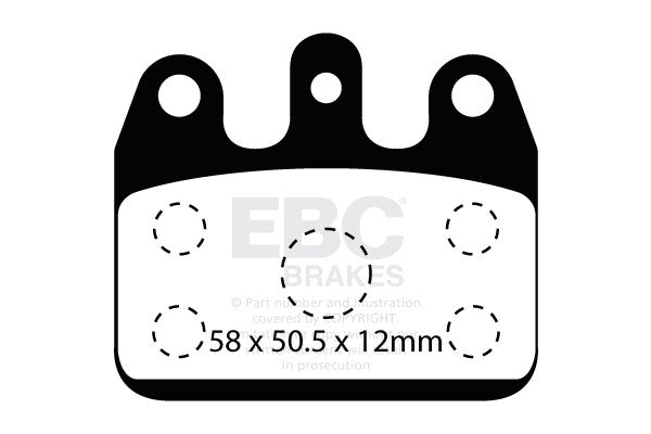 EBC Brakes EBC Klocki kartingowe FA546 (1 kpl. na tarczę)