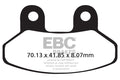EBC Brakes Klocki hamulcowe EBC SFA306 skuterowe (kpl. na 1 tarcze)