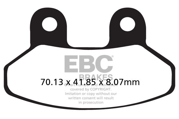 EBC Brakes Klocki hamulcowe EBC SFA306 skuterowe (kpl. na 1 tarcze)