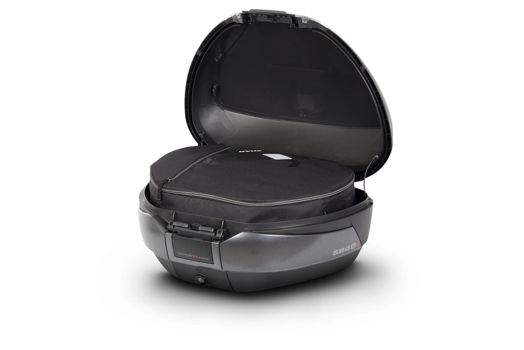 KUFER SHAD SH48 DARK GREY NAKŁADKA+OPARCIE