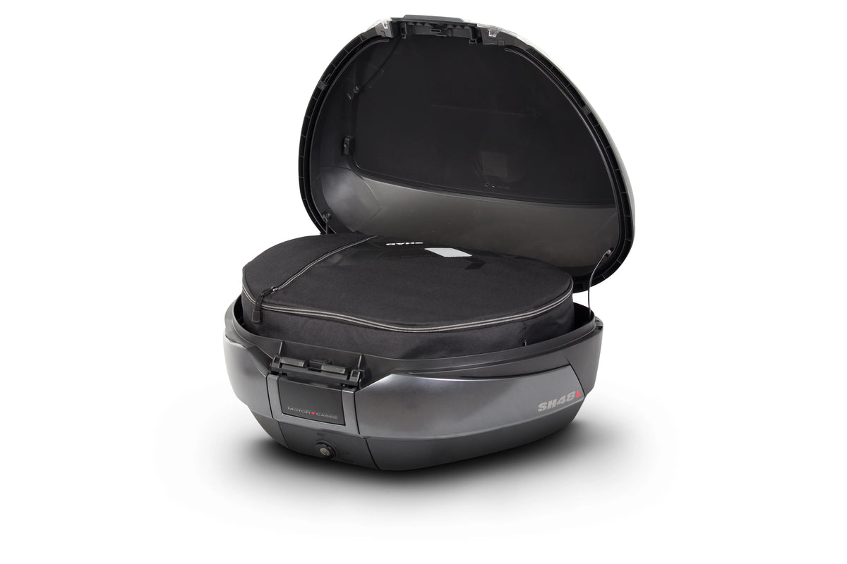 KUFER SHAD SH48 DARK GREY NAKŁADKA+OPARCIE