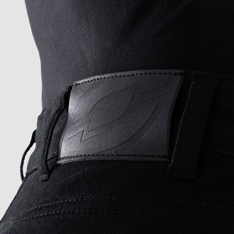 JEANSY MOTOCYKLOWE DAMSKIE OZONE JANE JOGGER FIT BLACK 26/30