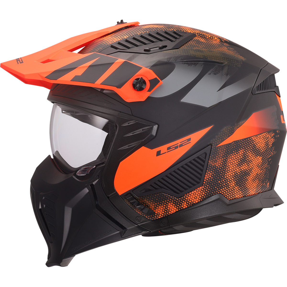 KASK LS2 OF606 DRIFTER GAS GREY ORANGE