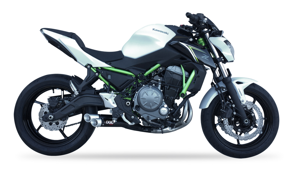 Tłumik IXIL KAWASAKI Z 650 - NINJA 650 17-19 (ER650H,ER650HA2,EX650K,EX650KA2) typ L3XB (waga: 3000g, długość: 370 mm., materiał