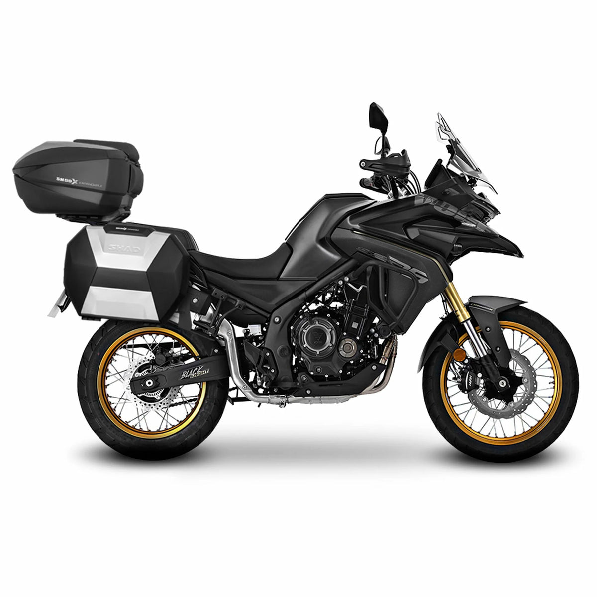 STELAŻ KUFRA TYŁ SHAD DO VOGE DSX 525 BLACK KNIGHT