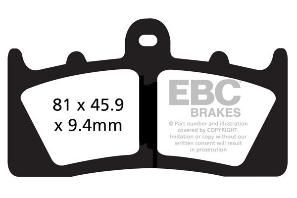 EBC Brakes Klocki hamulcowe EBC FA613HH wzmacniane (kpl. na 1 tarcze)