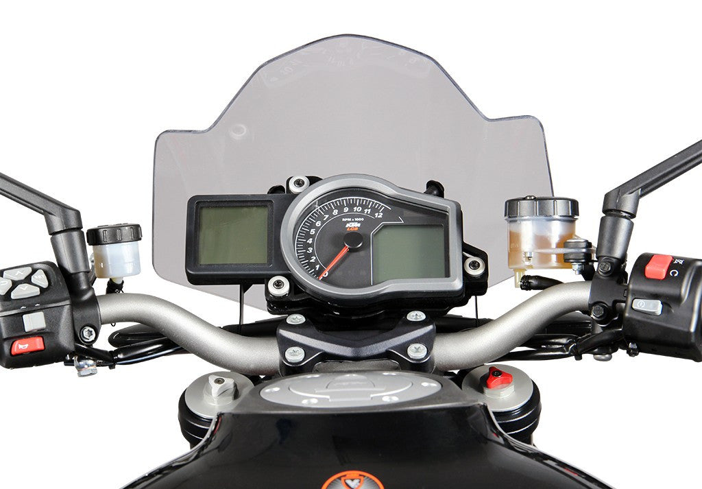 Szyba motocyklowa MRA KTM 1290 SUPER DUKE R 2013-2016, forma NRM, czarna