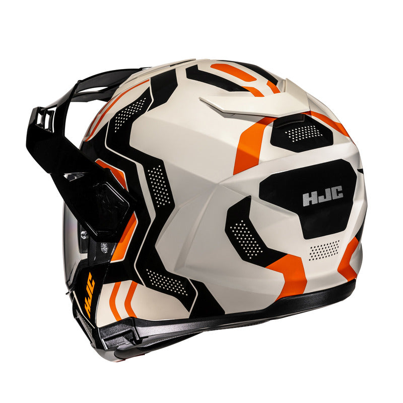 KASK MOTOCYKLOWY HJC I80 VELLY BLACK BEIGE