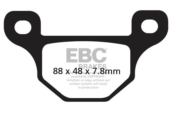 EBC Brakes Klocki hamulcowe EBC FA481 (kpl. na 1 tarcze)