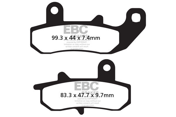 EBC Brakes Klocki hamulcowe EBC FA157R (kpl. na 1 tarcze)
