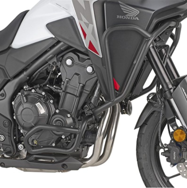 KAPPA GMOLE OSŁONY SILNIKA GÓRNE HONDA NX 500 '24-'25, CZARNE – zdjęcie 3