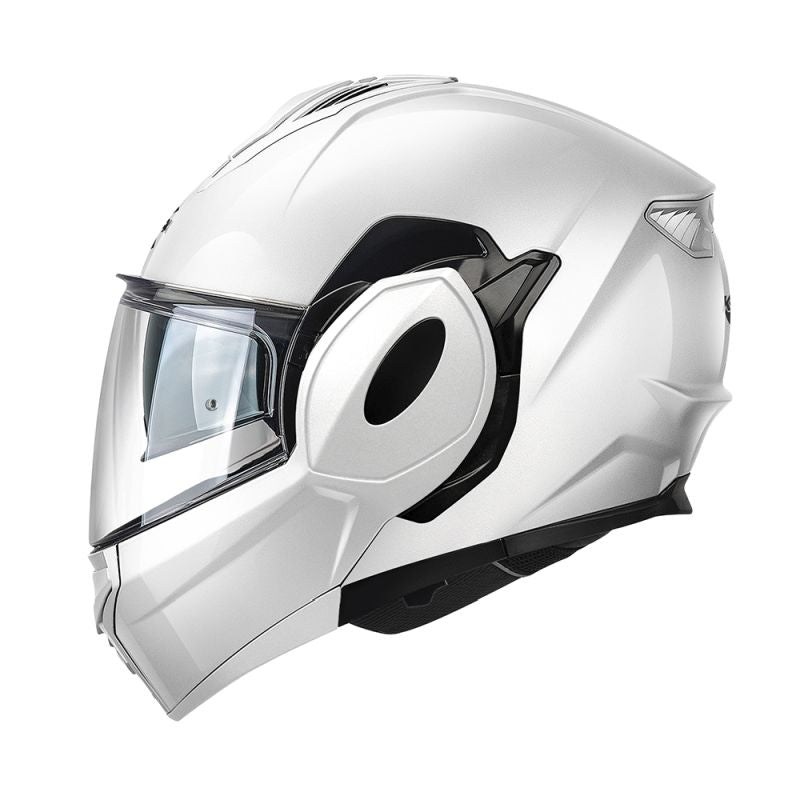 KAPPA KASK KV55 SOLID SZCZĘKOWY MODUŁOWY (FLIP-BACK) Z BLENDĄ KOLOR BIAŁY (HOMOLOGACJA ECE 22R06) – zdjęcie 3