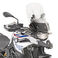 KAPPA SZYBA BMW F 750/850 GS '18-24 F 800 GS 24-25 ( DO MONTAŻU POTRZEBNY KIT D5129KITK ), F 850 GS '21-23 REGULOWANA AIRFLOW PRZEZROCZYSTA - ZASTĘPUJE KAF5127