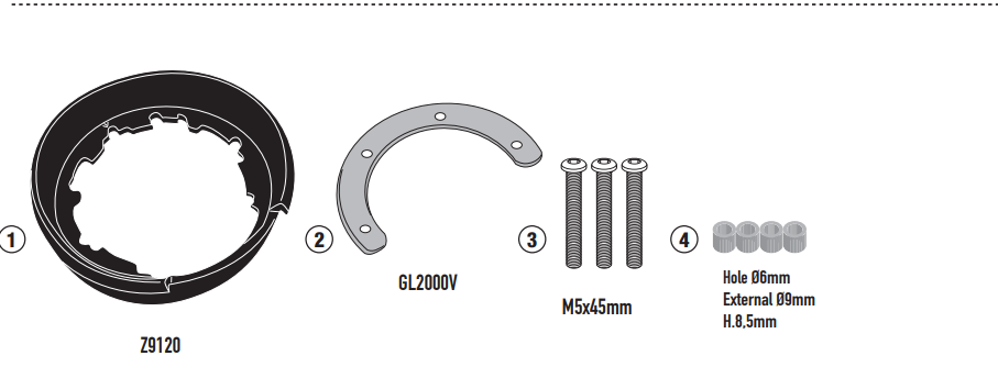 GIVI MOCOWANIE TANKLOCK - BMW R 1300 GS (24)