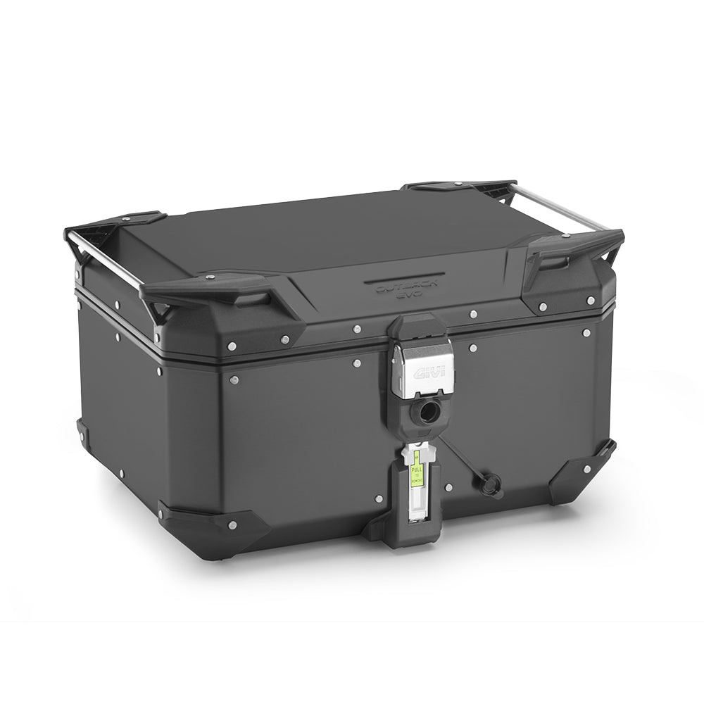 GIVI KUFER CENTRALNY TREKKER OUTBACK EVO SMART BLACK LINE (58LT) - (WKŁADKĘ SLR... NALEŻY DOKUPIĆ DODATKOWO)
