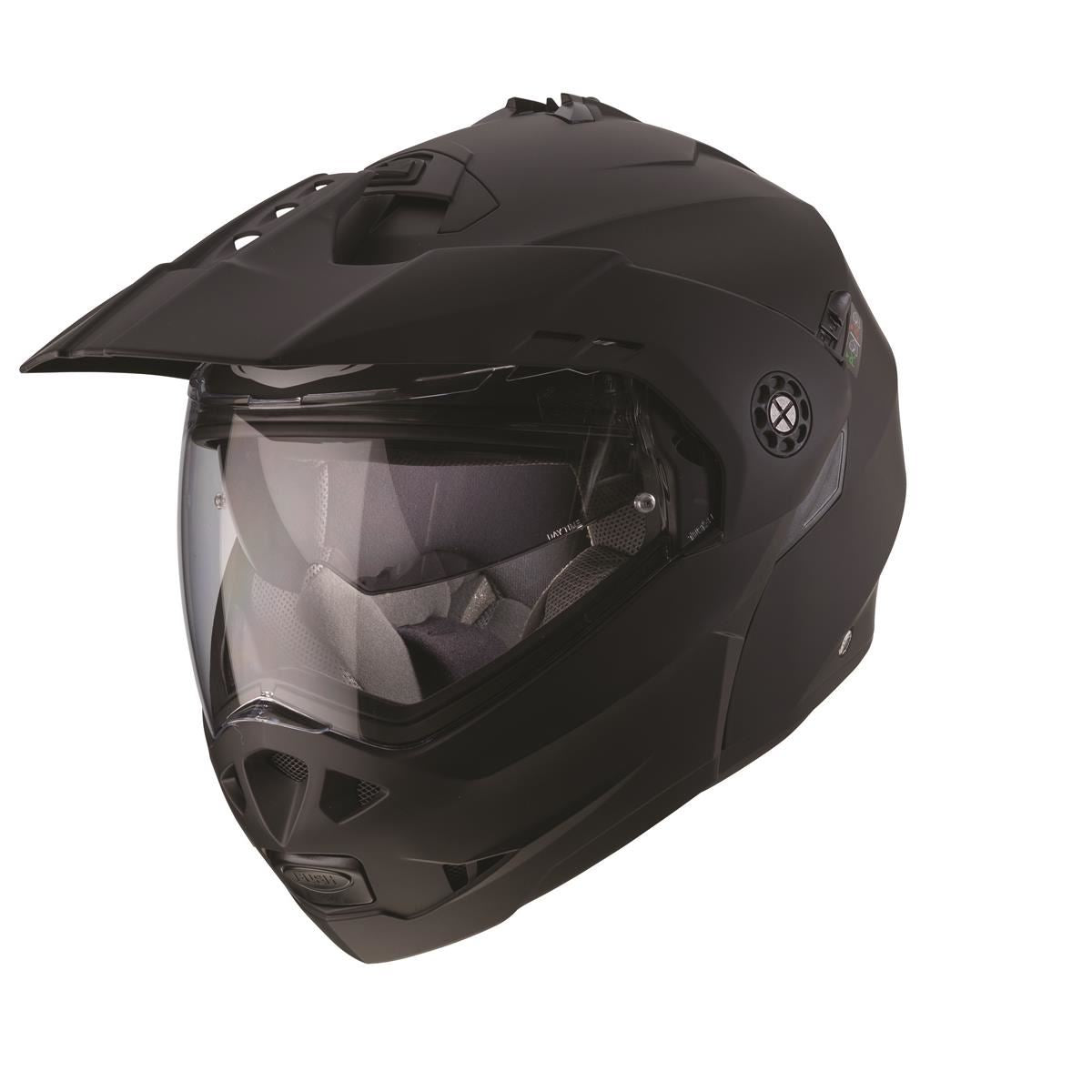 CABERG WYPRZEDAŻ KASK SZCZĘKOWY FLIP-UP ENDURO MODEL TOURMAX (PINLOCK) KOLOR CZARNY MAT (5/5 GWIAZDEK W TESTACH SHARP) (PINLOCK W ZESTAWIE)