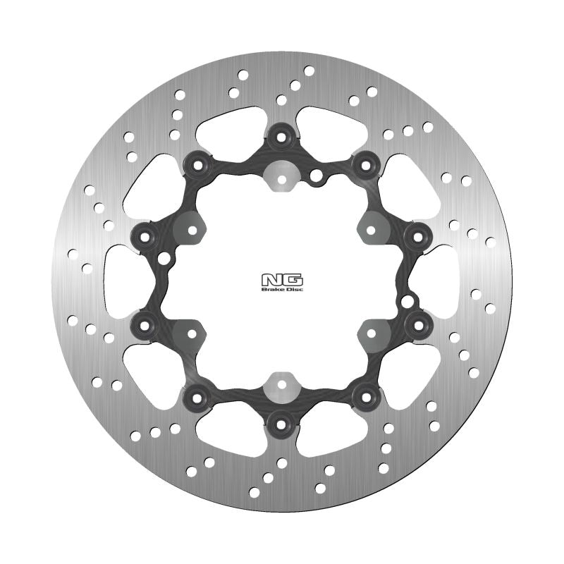 NG TARCZA HAMULCOWA PRZÓD Z ADAPTEREM OVERSIZE (320X127X5) KTM EXC / SIX DAYS 450 / 500 / 530 '09-'25, EXC / SM 150 / 250 / 300 '19-'25, EXC 125 SIX DAYS '10-'17 (NG725K11; NG725KOV11)
