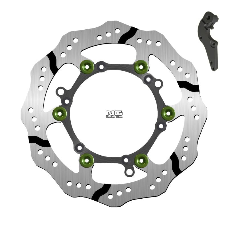 NG TARCZA HAMULCOWA PRZÓD GAS GAS EC/EX/MC 125/250/300/350/450 '21-'23, KTM SX-F 250/450 '09-'22, SX 125/200/144/250 '09-'22, EXC-F 250/350/530 '10-'23 (270X127X3MM) (6X6,25MM) WAVE PŁYWAJĄCA (Z ADAPTEREM)