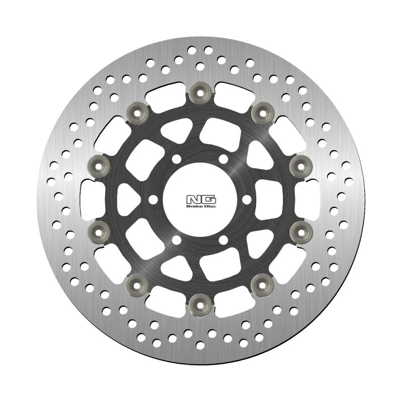 NG TARCZA HAMULCOWA PRZÓD YAMAHA TZ 250 '93, TZR 250'90-'96, FZR 250/400 '89-'94 (280X64X5MM) (6X8,25MM) (ŚRODEK ALUMINIOWY)
