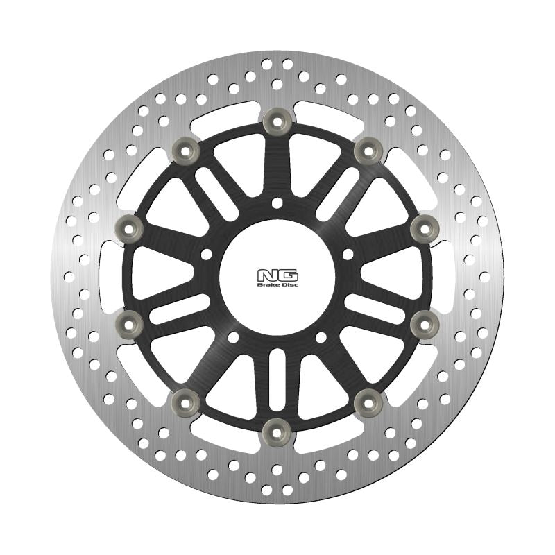 NG TARCZA HAMULCOWA PRZÓD MV AGUSTA 750/900/1090/1100 '01-'19 F4 750 '99-'06, F4 1000 '04-'12 (310X80X5MM) (5X8,25MM) (ŚRODEK ALUMINIOWY)