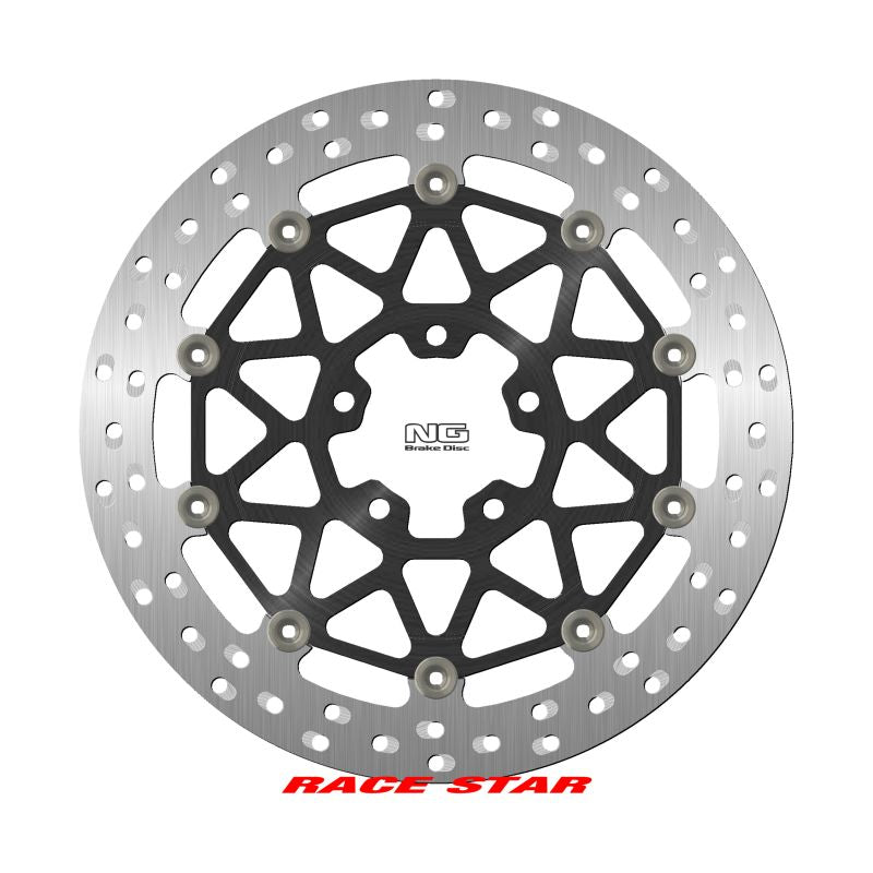 NG TARCZA HAMULCOWA PRZÓD RACE STAR PREMIUM KAWASAKI ZX 10R SE ABS '19-20, ZX 10RR ABS '17-24 (330X70X5MM) (5X10,25MM) PŁYWAJĄCA (ŚRODEK ALUMINIOWY, POLEPSZONE CHŁODZENIE)