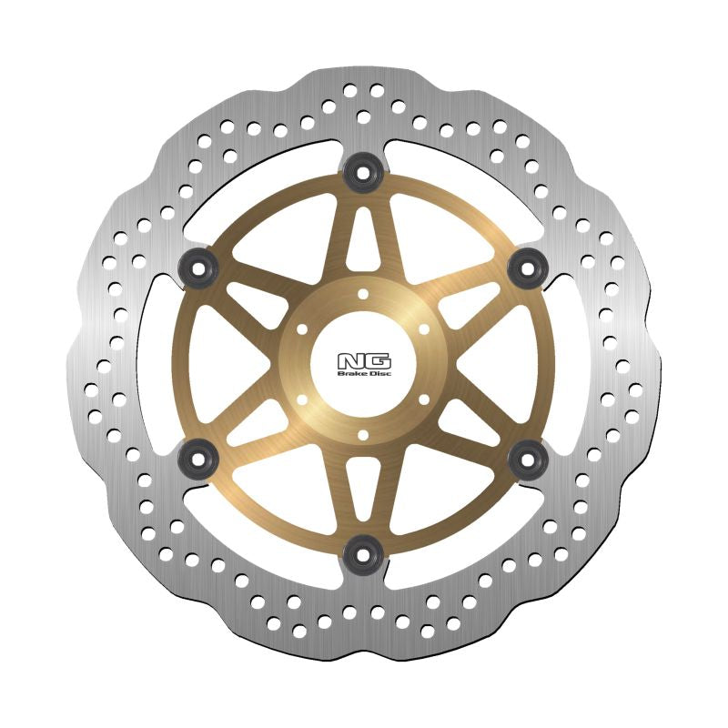 NG TARCZA HAMULCOWA PRZÓD HONDA CBR 1100 XX BLACKBIRD '97-'98 (310X58X5MM) (6X6,5MM) WAVE PŁYWAJĄCA ZŁOTY ŚRODEK