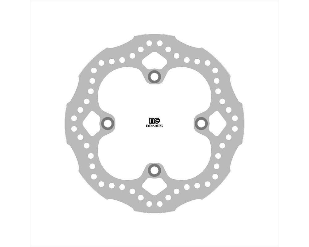 NG TARCZA HAMULCOWA PRZÓD HONDA SH 125 '09-23 (240X105X4MM) (4X10,25MM) WAVE – zdjęcie 2