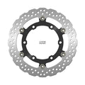 NG TARCZA HAMULCOWA PRZÓD KAWASAKI 250R NINJA '08-'14, ZX-25R 250 '19-'20, Z 250 '13, (290X130X4,5MM) (6X10,25MM) WAVE (ŚRODEK ALUMINIOWY)