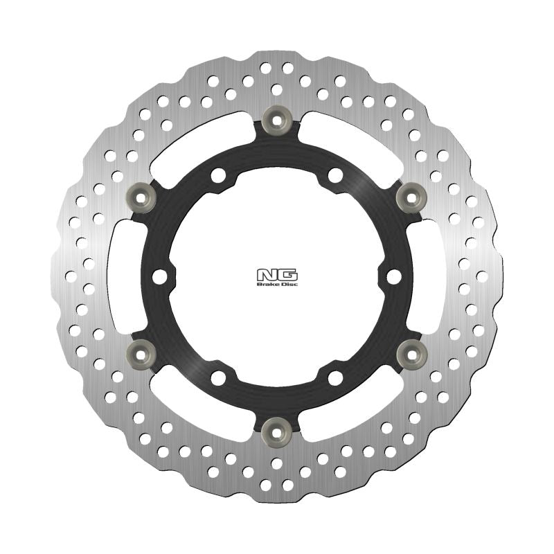 NG TARCZA HAMULCOWA PRZÓD KAWASAKI 250R NINJA '08-'14, ZX-25R 250 '19-'20, Z 250 '13, (290X130X4,5MM) (6X10,25MM) WAVE (ŚRODEK ALUMINIOWY)