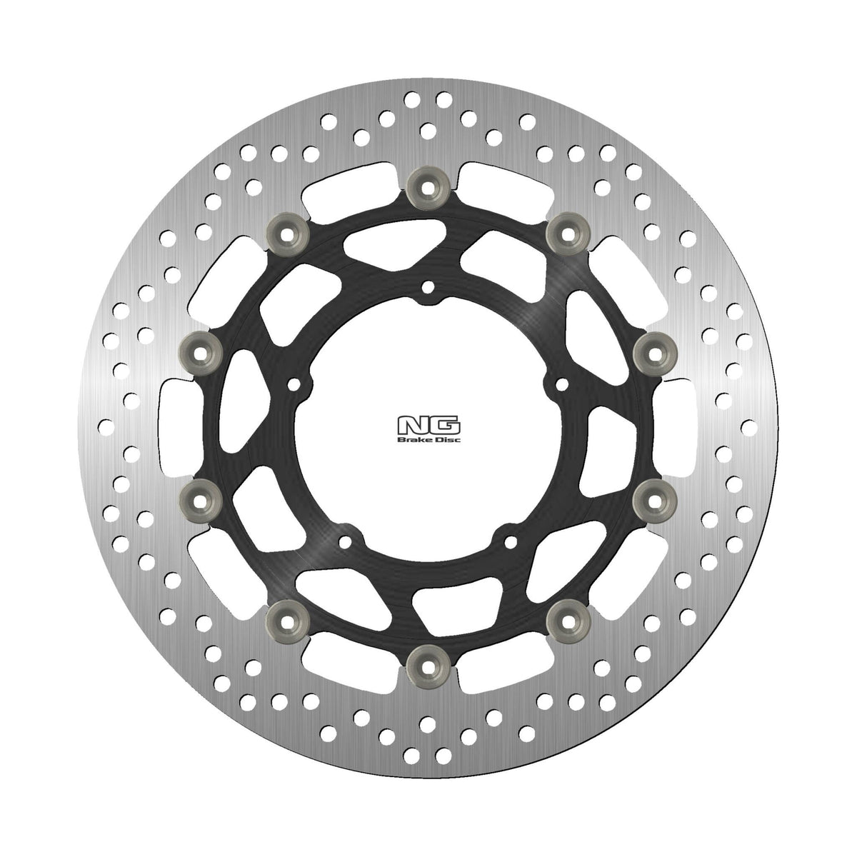 NG TARCZA HAMULCOWA PRZÓD HONDA CRF 1100 L AFRICA TWIN ADVENTURE SPORT / DESERT TRACK / DCT '20-'25 (210X109X4,5MM) (5X6,25MM) PRAWA STRONA PŁYWAJĄCA (ŚRODEK ALUMINIOWY)