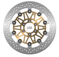 NG TARCZA HAMULCOWA PRZÓD MOTO GUZZI NORGE 1200 '06-16 (320X64X5,0MM) (6X8,5MM) PŁYWAJĄCA ZŁOTY ŚRODEK